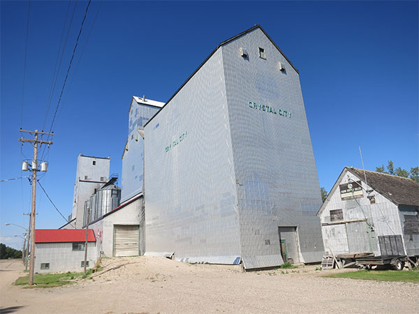 Former Manitoba Pool grain elevator at Crystal City