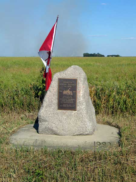 Dakota School commemorative monument
