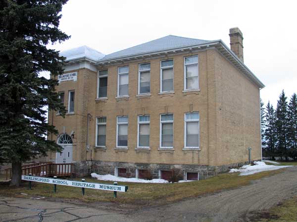 The former Darlingford Consolidated School building