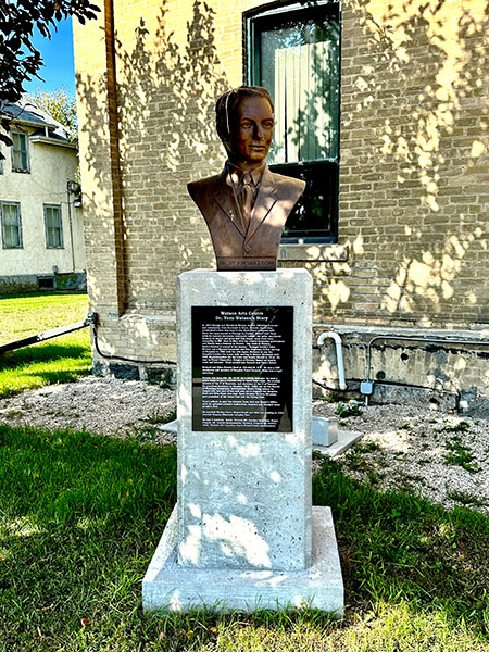 Vernon Watson commemorative sculpture and plaque