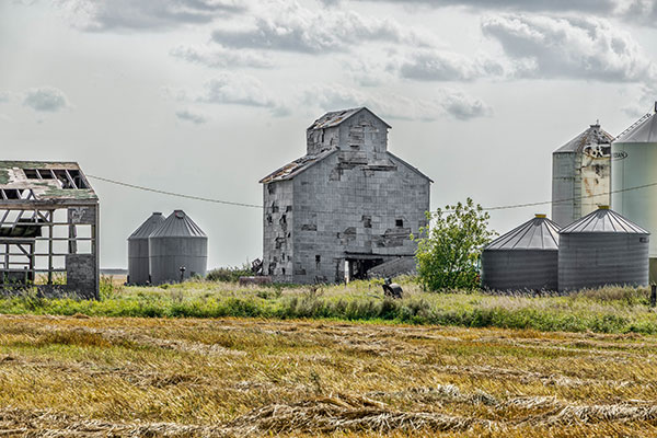 The former Deason Family Grain Elevator