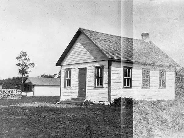 Original Deerhorn School and teacherage