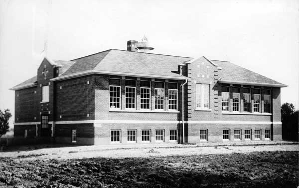 The fourth Deloraine School, built in 1928 and demolished in the early 1980s