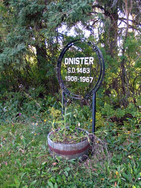 Dnister School commemorative monument