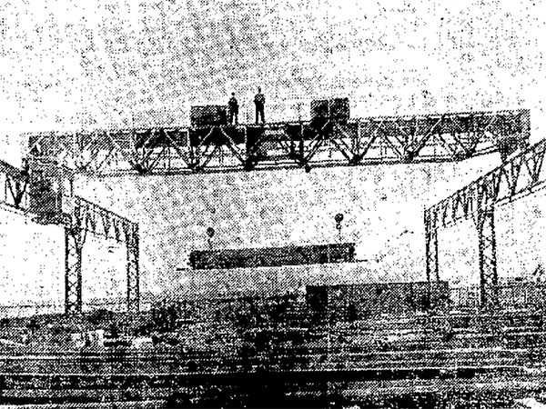 20-ton gantry crane at the Dominion Bridge Plant