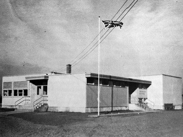 Douglas School building constructed in 1955