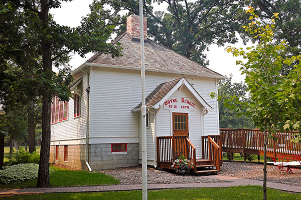 The former Boyne School building