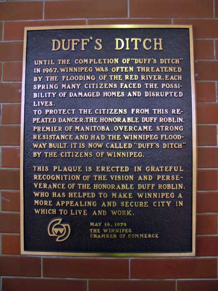 Duff’s Ditch Plaque