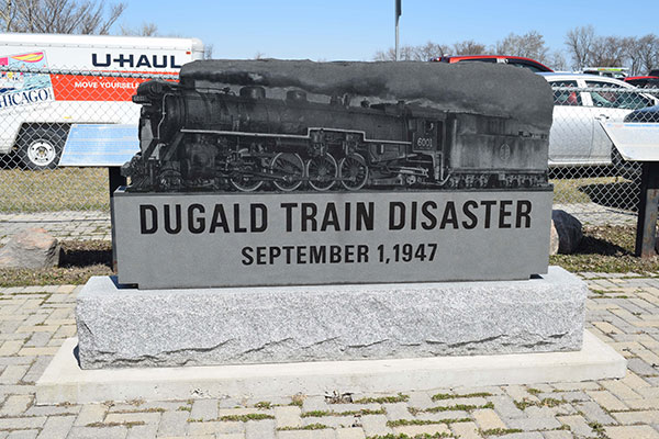 Dugald train disaster commemorative monument