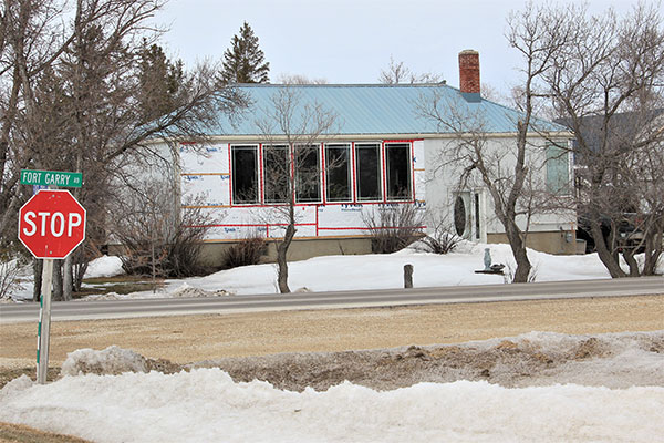 The former Earl Grey School building