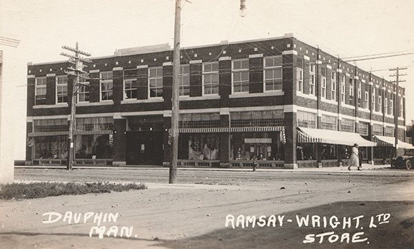 The former Ramsay-Wright department store at Dauphin