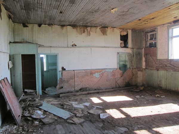Interior of the former Eldon School building