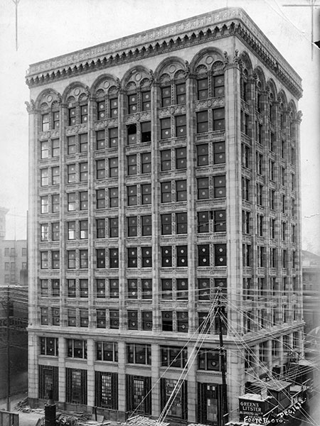 Electric Railway Building under construction