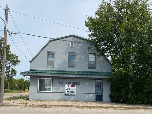 The former Elma Hotel