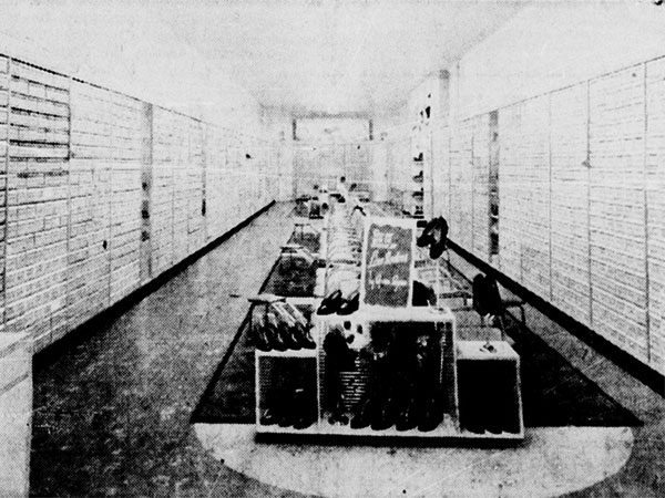 Interior of Agnew-Surpass store in the Enderton Building