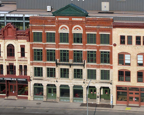 Aerial view of the Grain Exchange Building