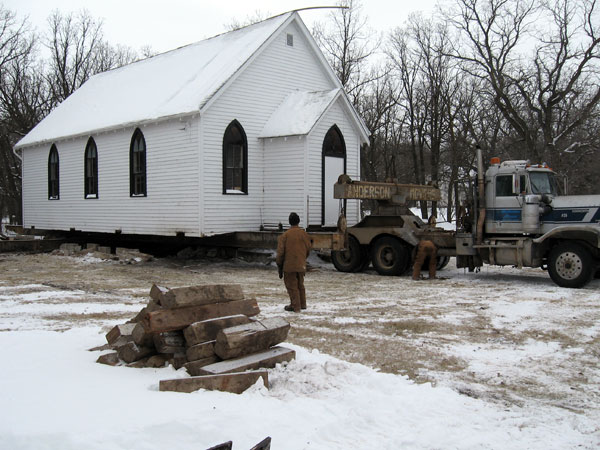 Removal of the former Ferndale United Church