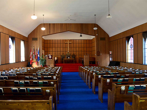Interior of First Presbyterian Church