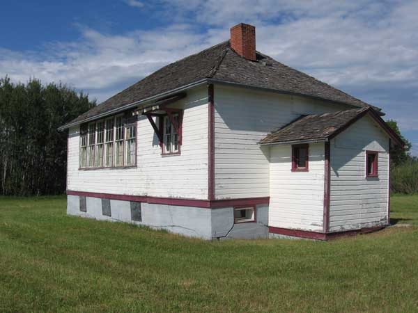 The former Fishers Siding School building
