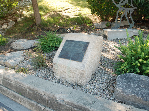 The Forks Underpass commemorative monument