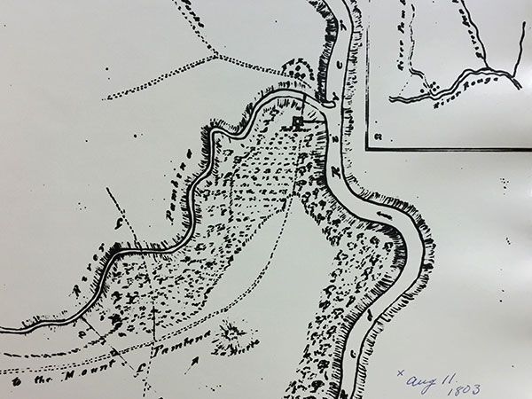 Map of Fort Daer site