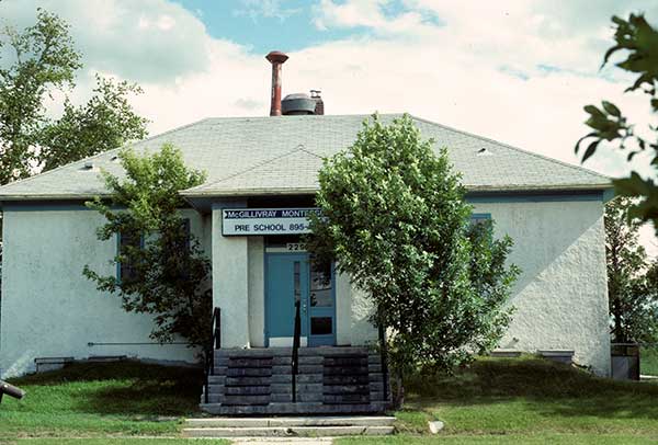 The former Fort Whyte School building