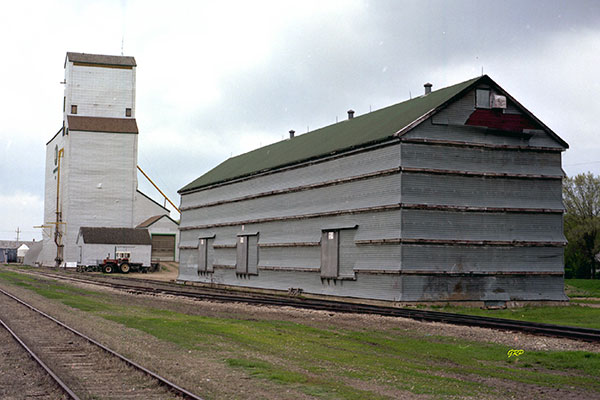 The former Manitoba Pool Grain Elevator at Gilbert Plains

