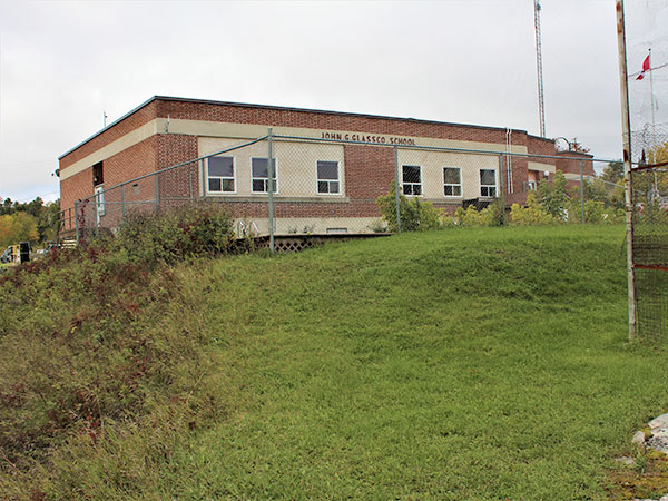 The former John G. Glassco School building