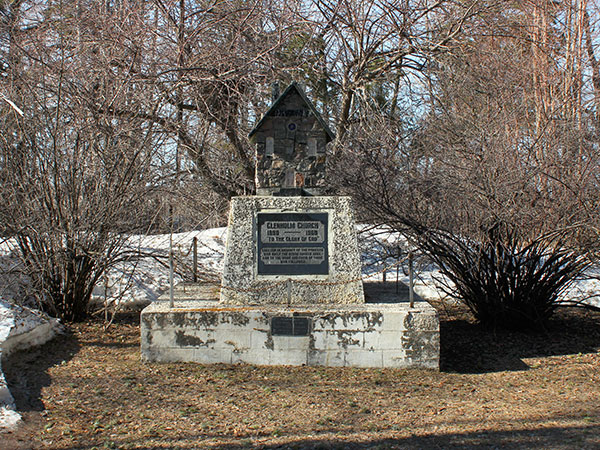 Glenholm Methodist Church commemorative monument