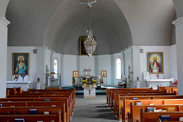 Interior of the Holy Trinity Ukrainian Catholic Church