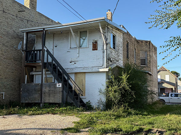 Rear view of the Gordon Block