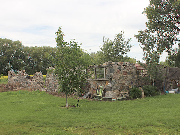 Foundation of the Govenlock Barn
