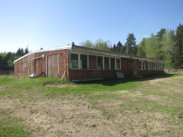 The former Grand Prairie School building
