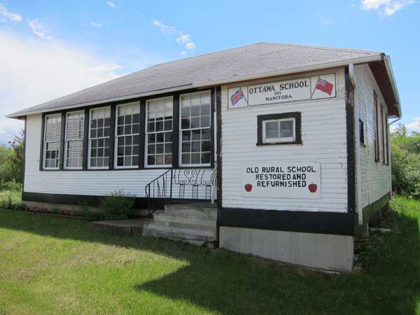 Ottawa School building at Grandview Museum
