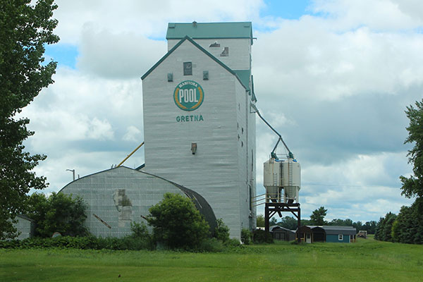 Manitoba Pool Grain Elevator at Gretna