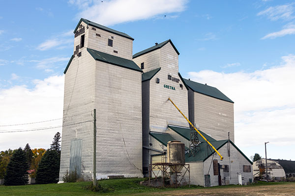 Manitoba Pool Grain Elevator at Gretna