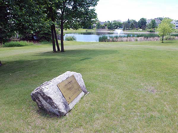 Merle Guberman Park and commemorative plaque