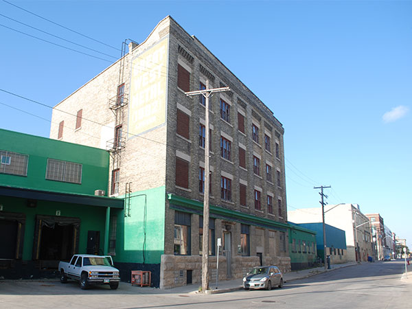 The former Guest Fish Warehouse, now the Great West Metal building