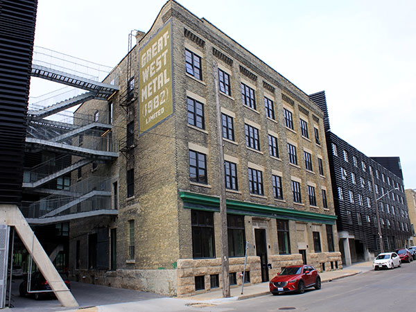 Great West Metal building after renovation