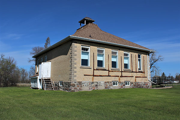 The former Hargrave School building