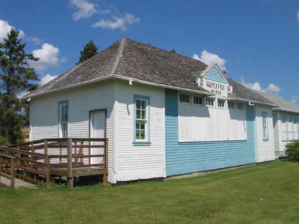 The former Hartley School building, now on display at the Teulon and District Museum