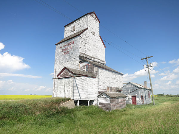 The former Manitoba Pool grain elevator at Hathaway