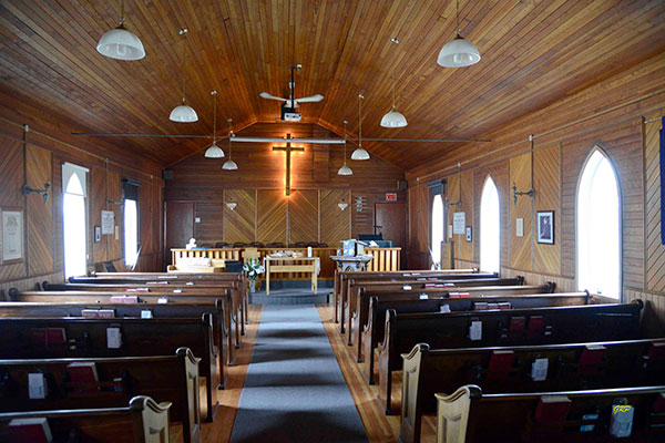 Interior of Headingley United Church