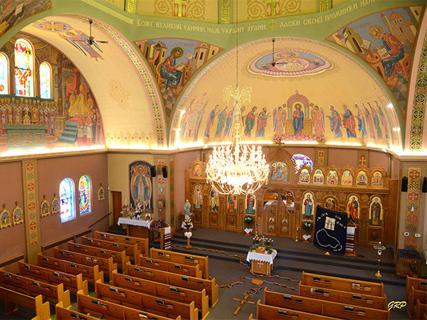 Interior of the Holy Eucharist Ukrainian Catholic Church
