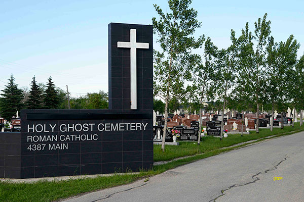 Entrance to Holy Ghost Cemetery