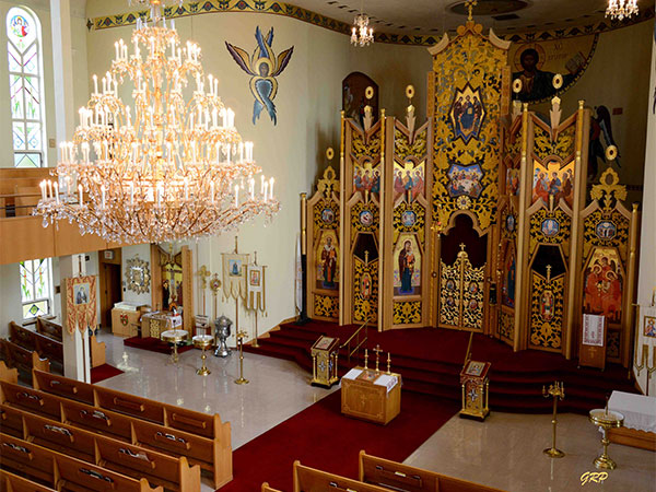 Interior of the Holy Trinity Ukrainian Orthodox Cathedral