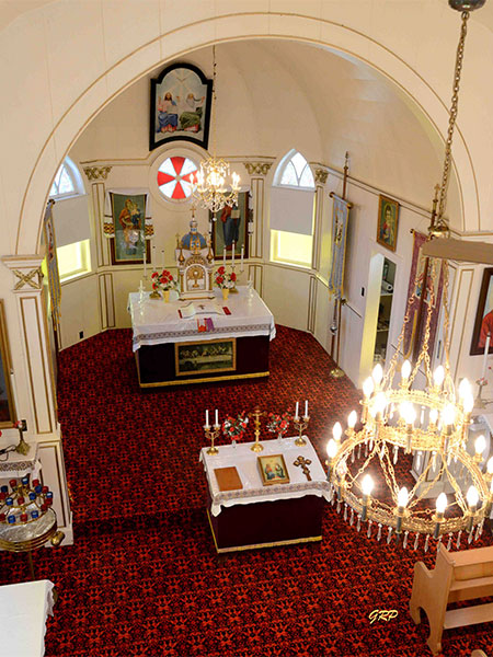 Interior of Holy Trinity Ukrainian Orthodox Church