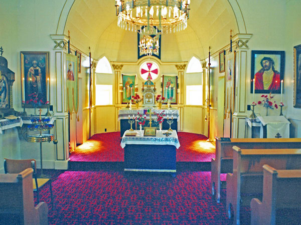 Interior of Holy Trinity Ukrainian Orthodox Church
