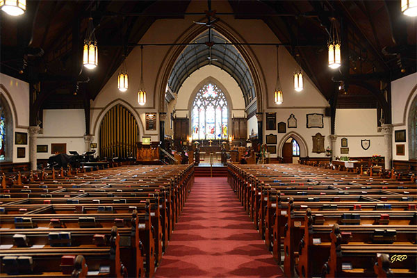 Interior of Holy Trinity Anglican Church