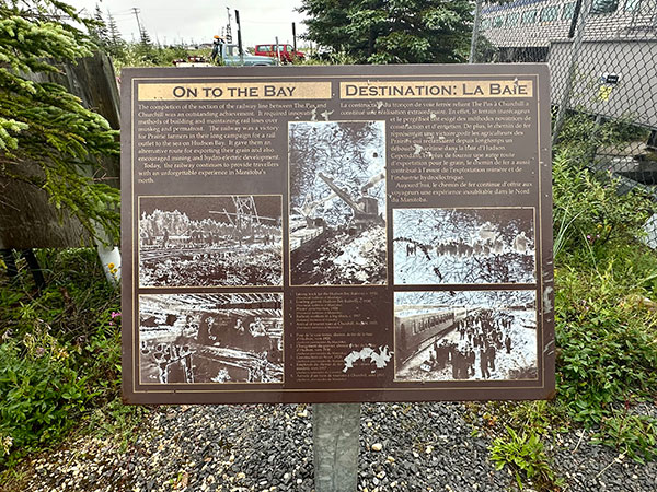 Hudson Bay Railway commemorative plaques